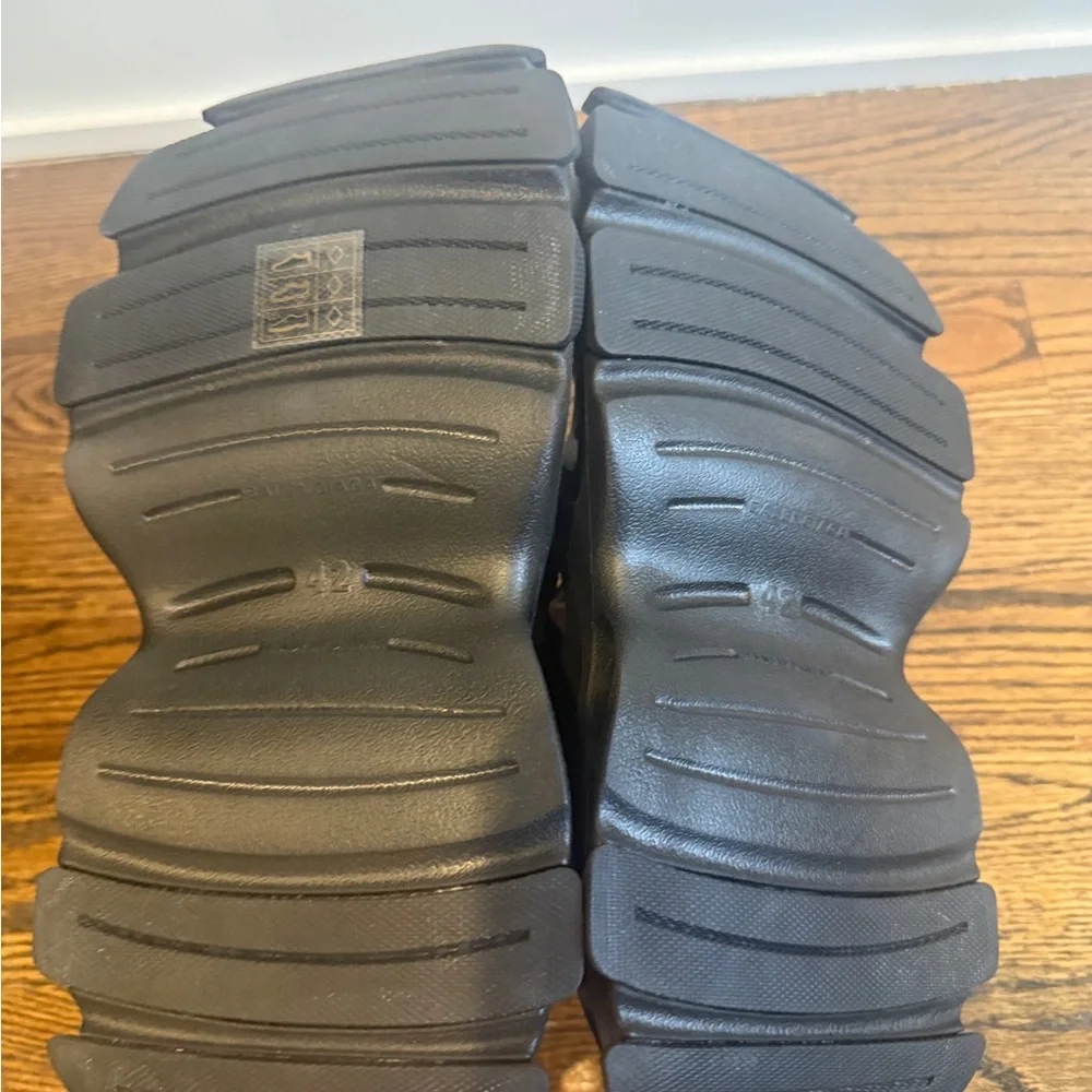BALENCIAGA HD Molded Mens HD Mules 42 Black